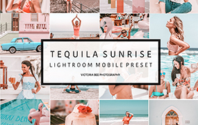 【P09】INS风旅拍人像暖色调Lightroom预设TEQUILA SUNRISE