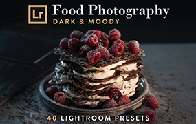 【P141】专业级食品暗黑调色LR预设40款 FOOD, Dark & Moody