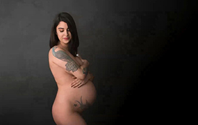 【J239】Shelly Ferguson孕妇写真艺术摄影布光及后期修饰教程