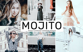 【P32】石绿色旅拍人像胶片Lightroom预设+手机版lr预设Mojito Lightroom