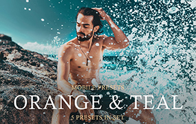 【P44】INS流行夏日清新通透人像旅拍Orange & Teal橙色和青色Lightroom预设