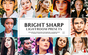 【P642】Instagram博主干净明亮Lightroom预设Bright Sharp LR Presets