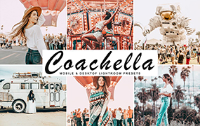 【P652】Coachella Influencer旅拍温暖人像胶片预设