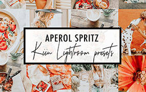 【P766】ins清晰通透明亮橘红色调Lightroom预设+手机版预设APEROL SPRITZ LIGHTROOM Presets