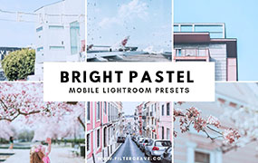 【P740】粉彩通透日系糖果色Lightroom预设 Bright Pastel Lightroom Presets