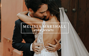 【P69】价值118美元的Melissa Marshall婚礼大片彩色胶片Lightroom预设