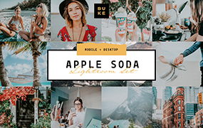 【P117】INS旅拍褪色胶片LR预设BukeShop  Apple Soda