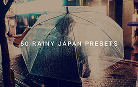 【P801】日本城市雨夜旅拍风光LR预设+3DLUT预设 Rainy Japan Lightroom Presets LUT