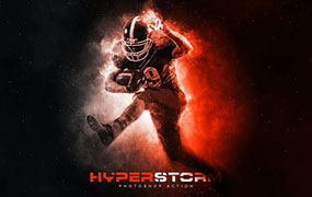 【M82】超级风暴PS特效动作 Hyperstorm Photoshop ATN