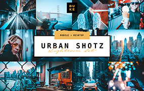 【P957】Urban Shotz魅力蓝城市旅拍预设Urban Shotz – Pro Lightroom