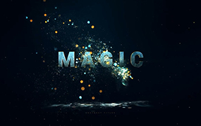 【F613】PR模板-漂亮优雅魔法粒子动画文字标题开场片头 Magic Fairy Particles Titles