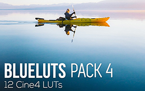 【P1050】蓝色LUTS视频调色BLUELUTS PACK 4-Cine4 LUTS