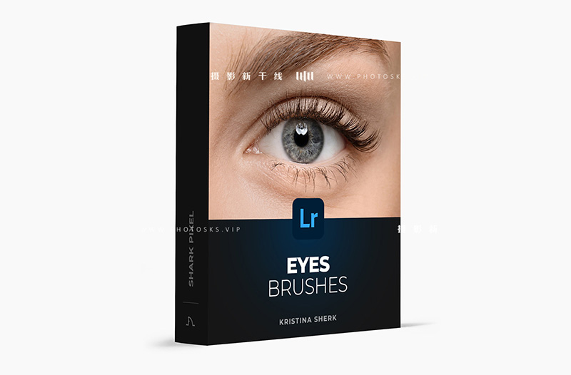 【S400】30款眼睫毛PS笔刷Kristina Sherk – Eyelash Brushes