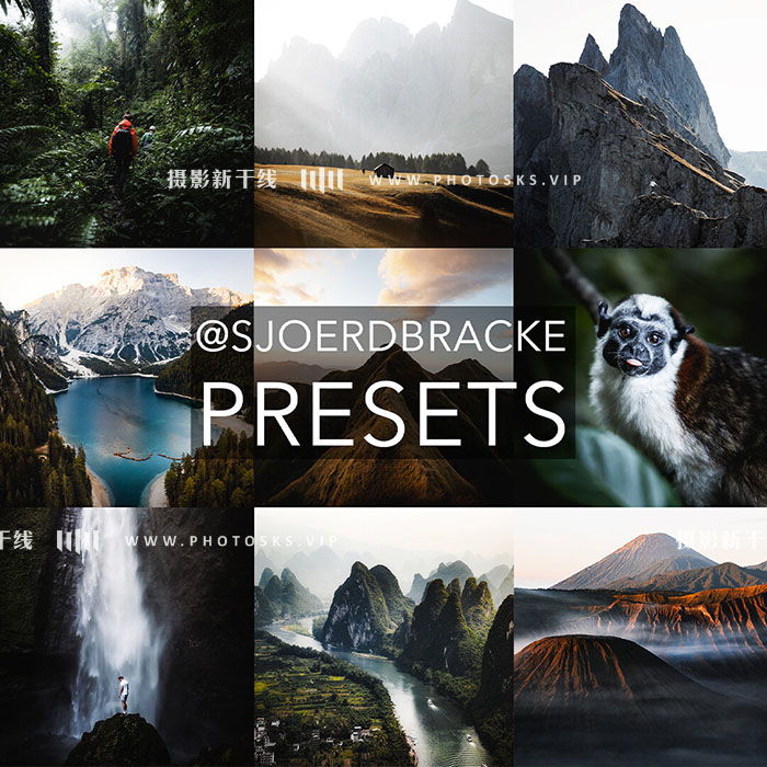 【P1239】旅行摄影师SJOERDBRACKE的旅拍PS/LR预设