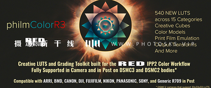 【P487】718个大师级电影视频调色LUTs预设 PhilmColor R2 + R3