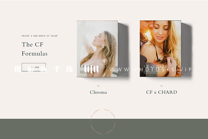 【P1330】WPC获奖婚礼摄影师纪实婚礼预设Color Foundry – Chroma