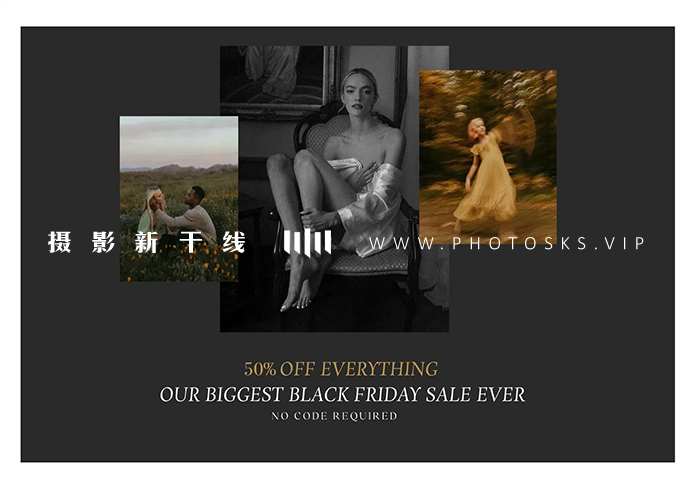 【P1334】潮汐预设+胶片划痕灰尘叠加图片素材Meridian Tide Presets